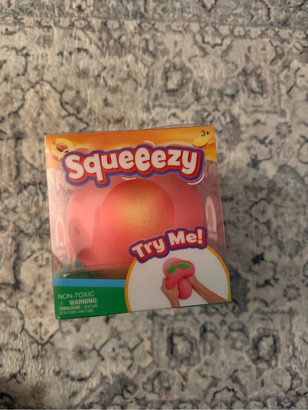 Sunny Days Squeezy Peach Squishy Pink, New in Box, Never Opened